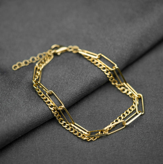 ARMBÅND I SØLV 2 RADET 44415.21 - Bjerveur.noARMBÅND I SØLV 2 RADET 44415.21