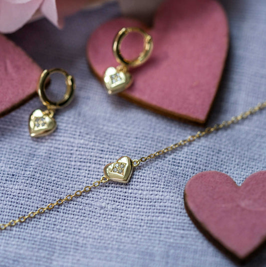 Armbånd i sølv med zirkonia hjerte 25255 - Bjerveur.noArmbånd i sølv med zirkonia hjerte 25255