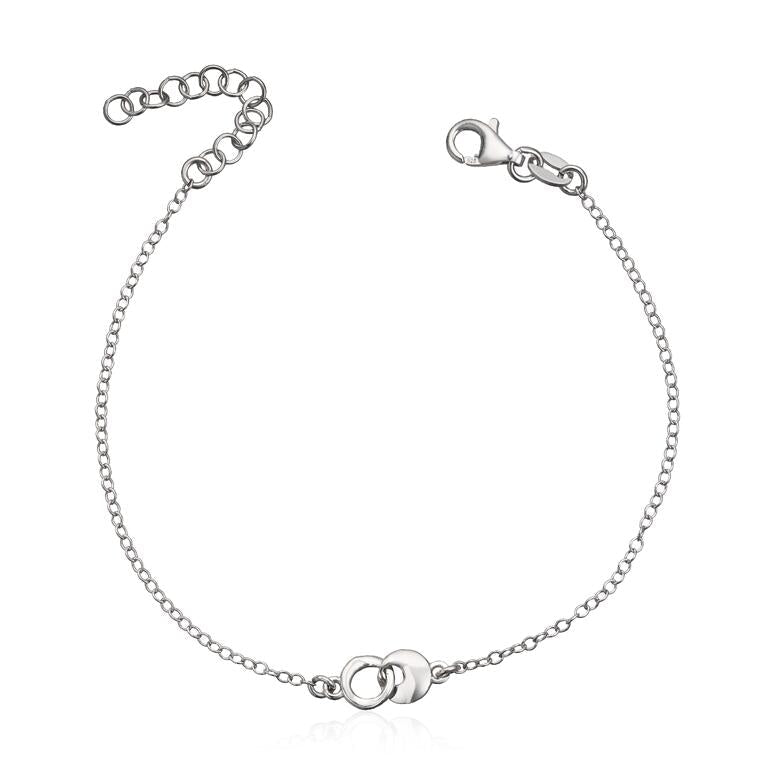 Armbånd i sølv rhodinert - Bjerveur.no