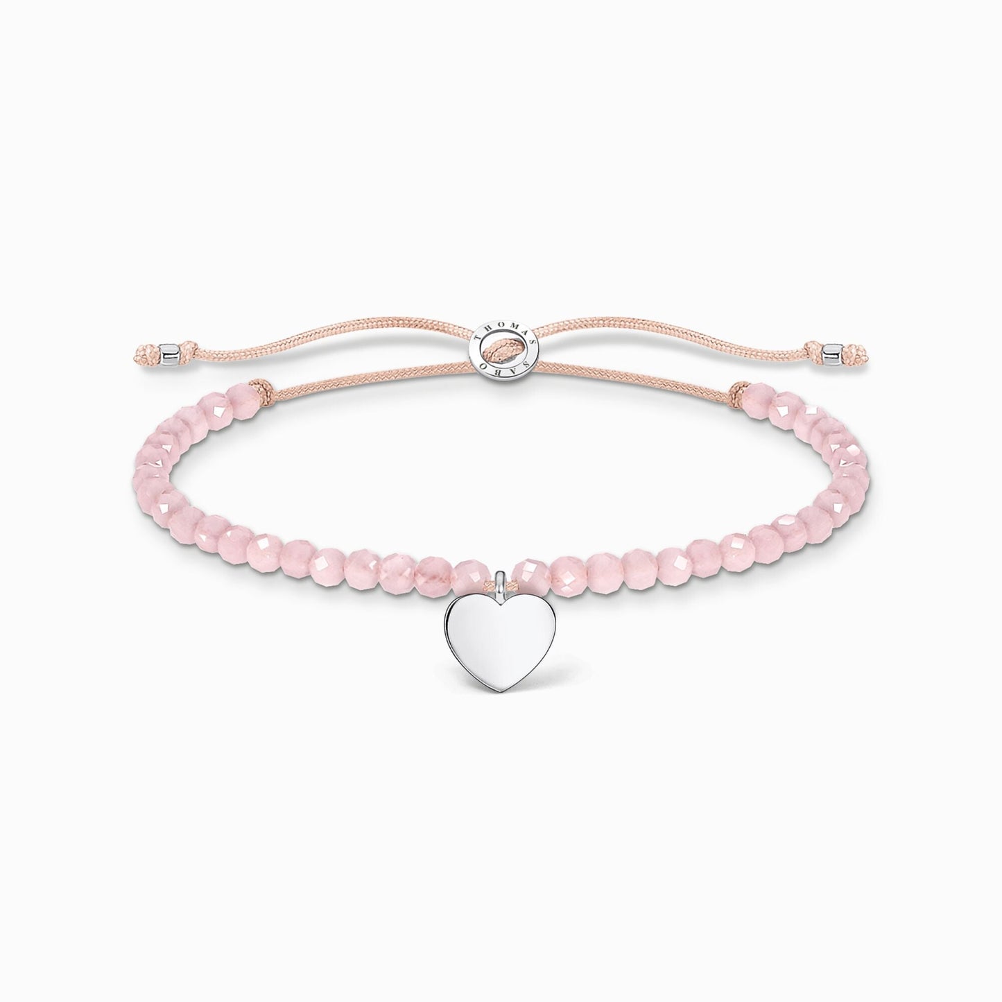 Armbånd rosa perler hjerte A1985 - 813 - 9 - Bjerveur.noArmbånd rosa perler hjerte A1985 - 813 - 9