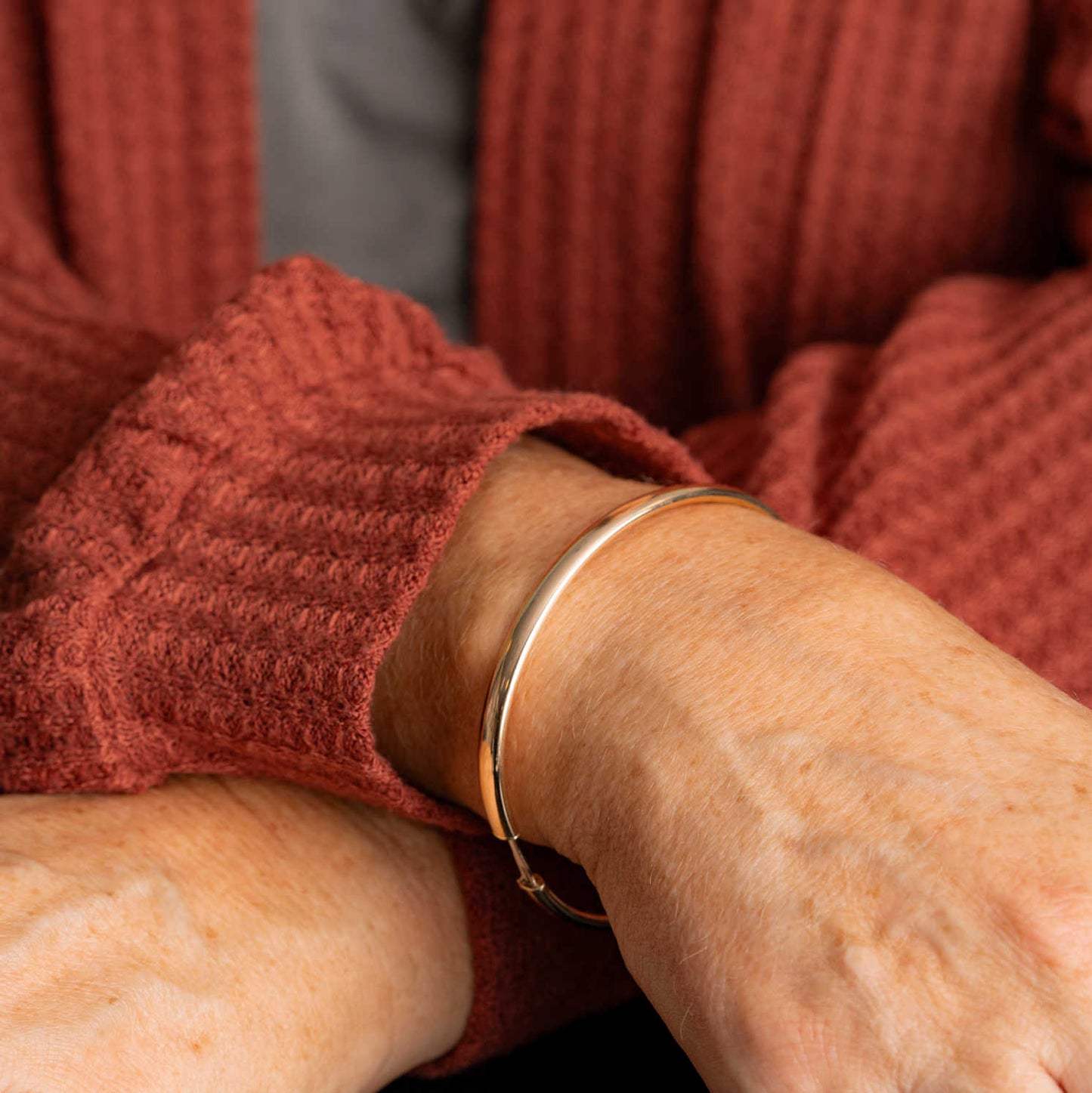 Armring i gull 5 mm oval 2865033 - Bjerveur.noArmring i gull 5 mm oval 2865033