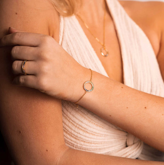 Austin armbånd i sølv med farger 992319 - Bjerveur.noAustin armbånd i sølv med farger 992319