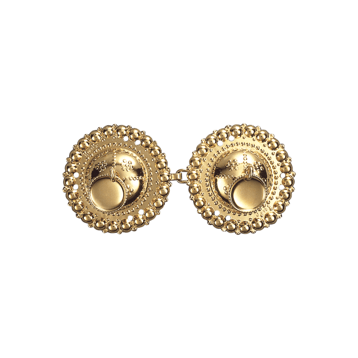 Beltespenne med syhol, forgylt 012600 - Bjerveur.noBeltespenne med syhol, forgylt 012600