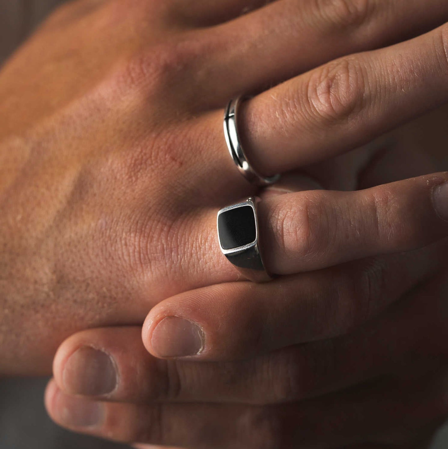 Black ring i sølv med sort onyx 972582 - Bjerveur.noBlack ring i sølv med sort onyx 972582