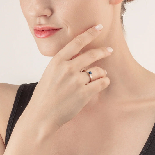 Brilliant Square liten ring sølv montana 050140074252 - Bjerveur.noBrilliant Square liten ring sølv montana 050140074252