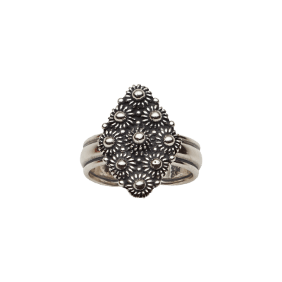 Bunadsring med kruser, oksidert 370100 - Bjerveur.noBunadsring med kruser, oksidert 370100