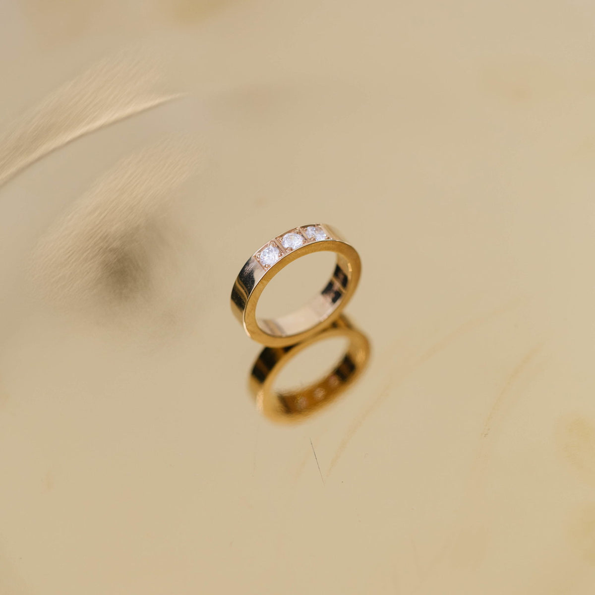 Delta alliansering med diamant 0,45 ct TW/SI, str. 48-62, nr. 2213134-45