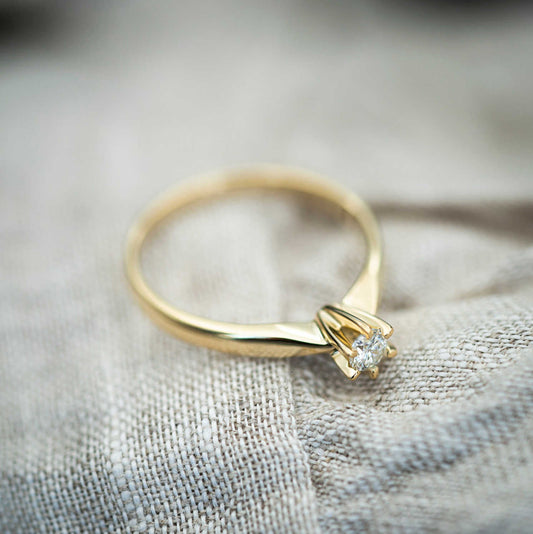 Capella ring i gull m/dia 0,20 ct WSI 2210001 - 020 - Bjerveur.noCapella ring i gull m/dia 0,20 ct WSI 2210001 - 020