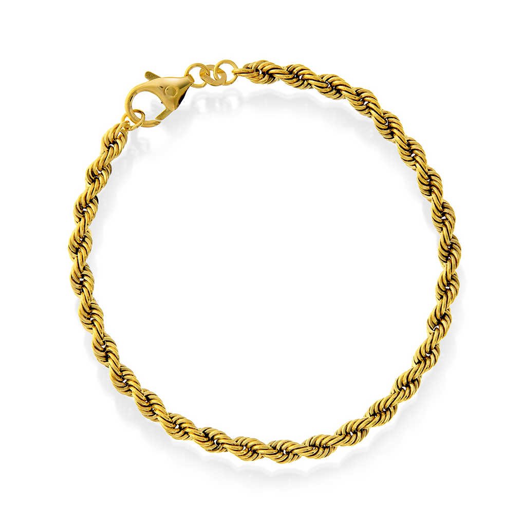 Cordel armbånd i gull 3,8 mm 18 cm 2896407.18 - Bjerveur.noCordel armbånd i gull 3,8 mm 18 cm 2896407.18