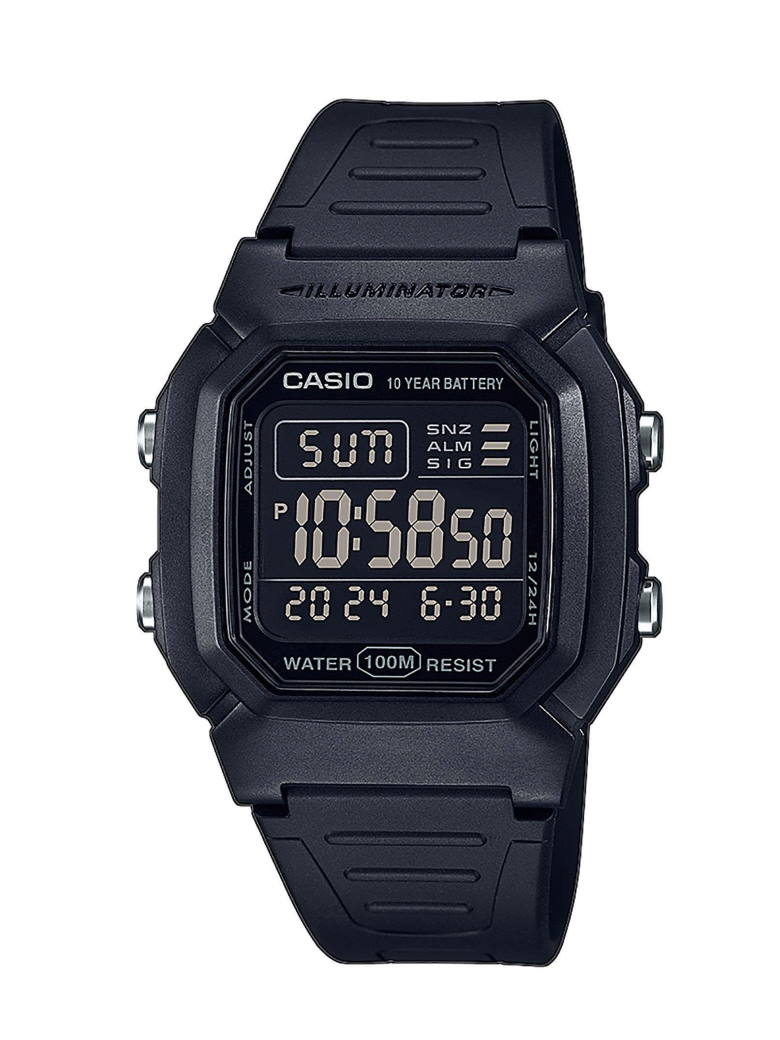 Casio Timeless W-800H-1BVES klokke i resin