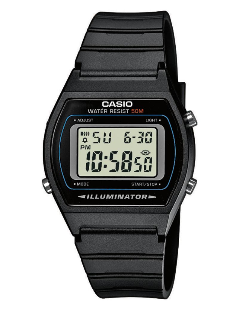 Casio Timeless W-202-1AVEF klokke i stål