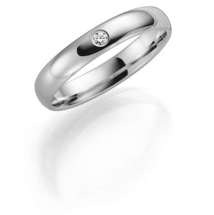 Deg&Meg Ring SE145 0,03 ct 585 Bredde 3,5 - Bjerveur.noDeg&Meg Ring SE145 0,03 ct 585 Bredde 3,5