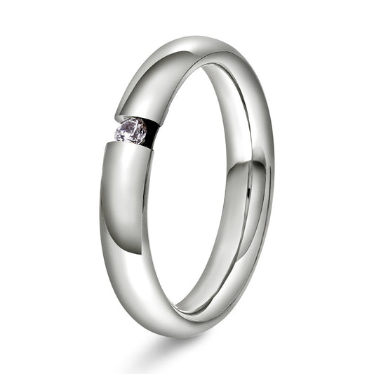 Ring i 14 karat gull med diamant 0,07 ct, bilde 2 av 2