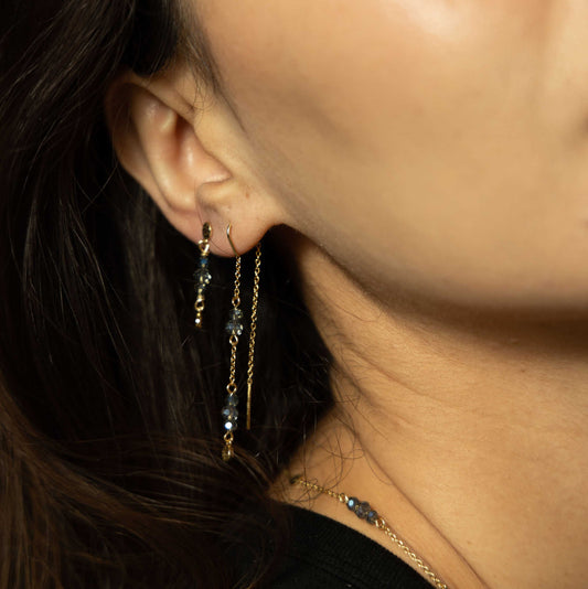 Fairy øredobber i sølv, dyp blå 240334 - Bjerveur.noFairy øredobber i sølv, dyp blå 240334