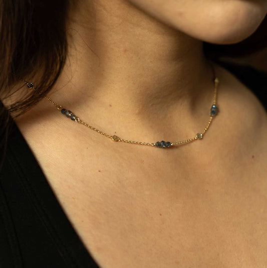 Fairy smykke i sølv, dyp blå 240335 - Bjerveur.noFairy smykke i sølv, dyp blå 240335