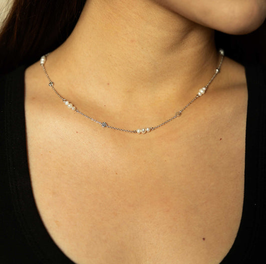 Fairy smykke i sølv med perler 240326 - Bjerveur.noFairy smykke i sølv med perler 240326