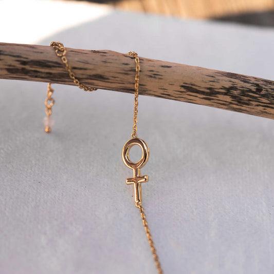 Femme armbånd i sølv med rosenkvarts 221413 - Bjerveur.noFemme armbånd i sølv med rosenkvarts 221413