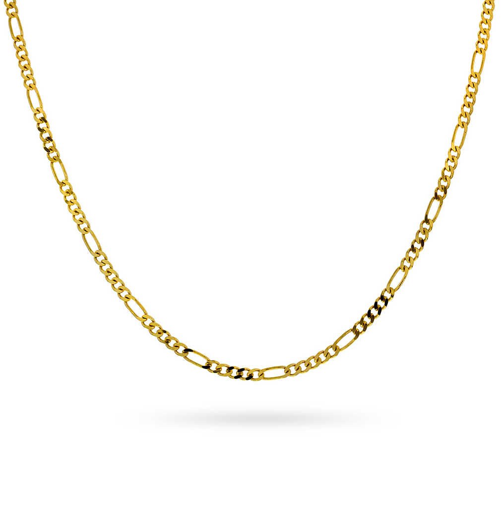 FIGARO KJEDE I GULL 1,9 MM - Bjerveur.noFIGARO KJEDE I GULL 1,9 MM