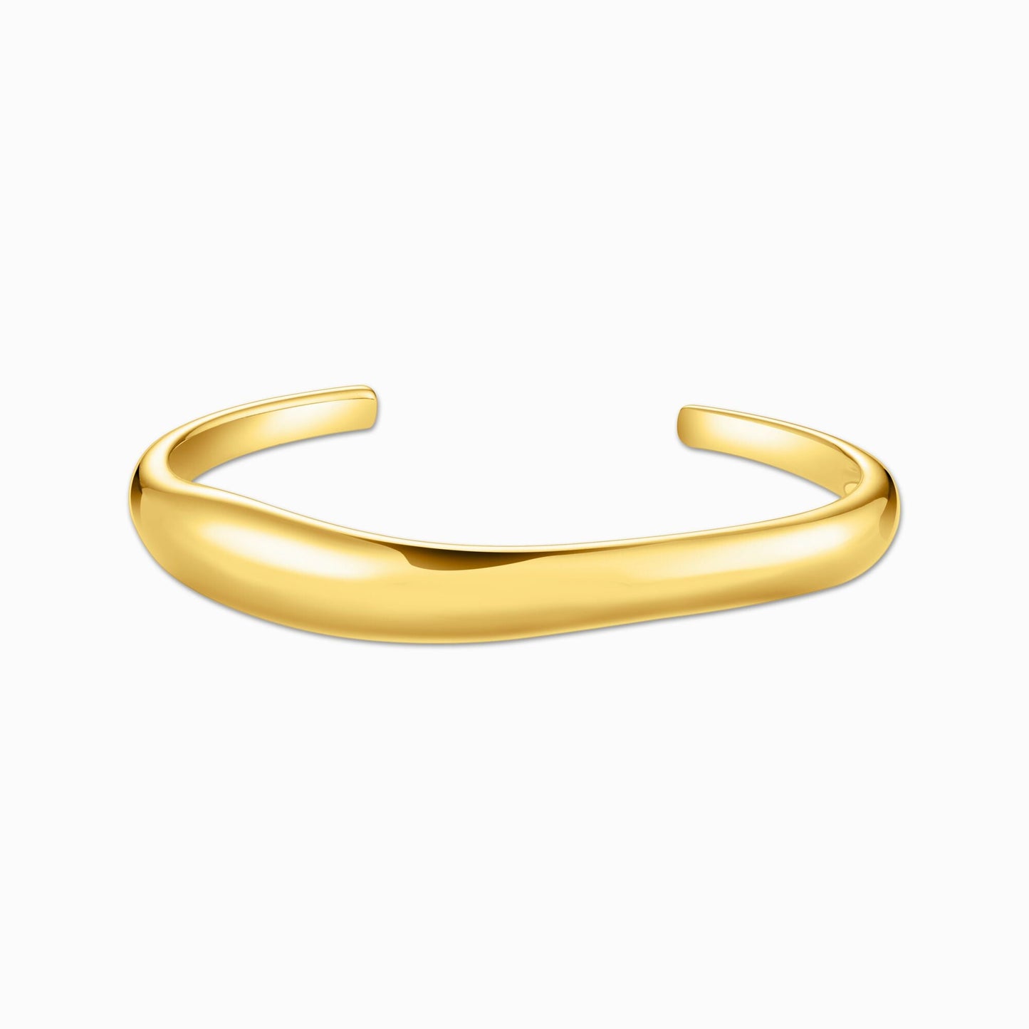 Gullbelagt armring i organisk form AR116 - 413 - 39 - Bjerveur.noGullbelagt armring i organisk form AR116 - 413 - 39