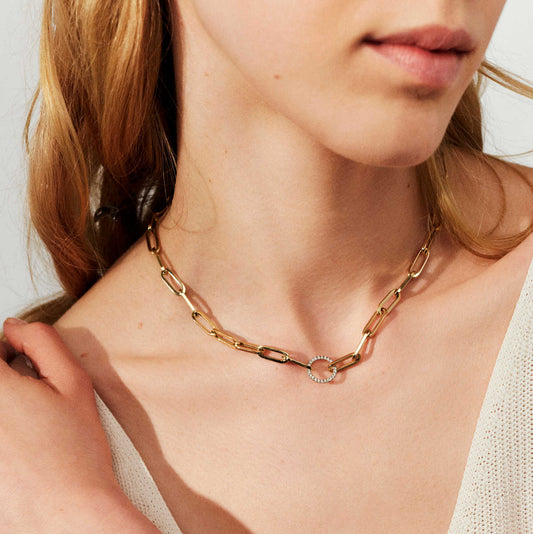 Gullkjedet med diamanter 0,20 ct WSI 27150047 - Bjerveur.noGullkjedet med diamanter 0,20 ct WSI 27150047