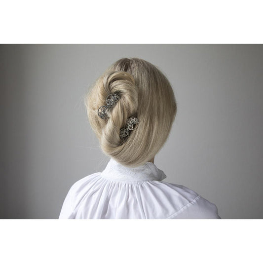 Hårspenne malje med demant, oksidert 800710 - Bjerveur.noHårspenne malje med demant, oksidert 800710