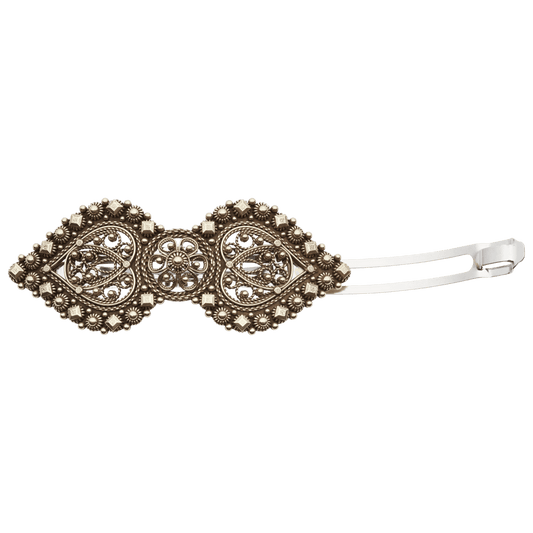 Hårspenne med kruser og demanter, stor, gamalforgylt 800070 - Bjerveur.noHårspenne med kruser og demanter, stor, gamalforgylt 800070