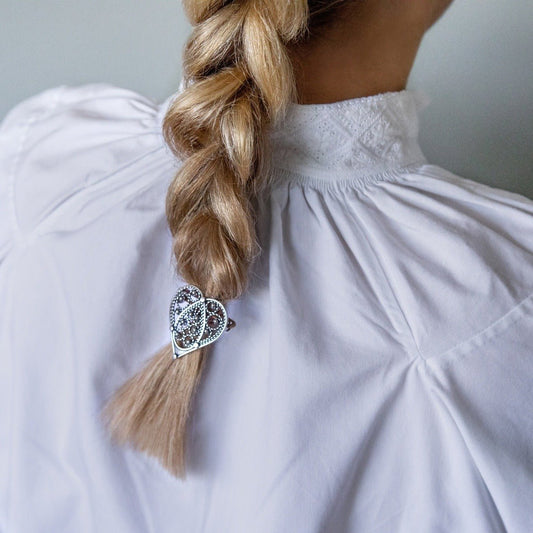 Hårstrikk - Hjartefiligran, forgylt 925600 - Bjerveur.noHårstrikk - Hjartefiligran, forgylt 925600