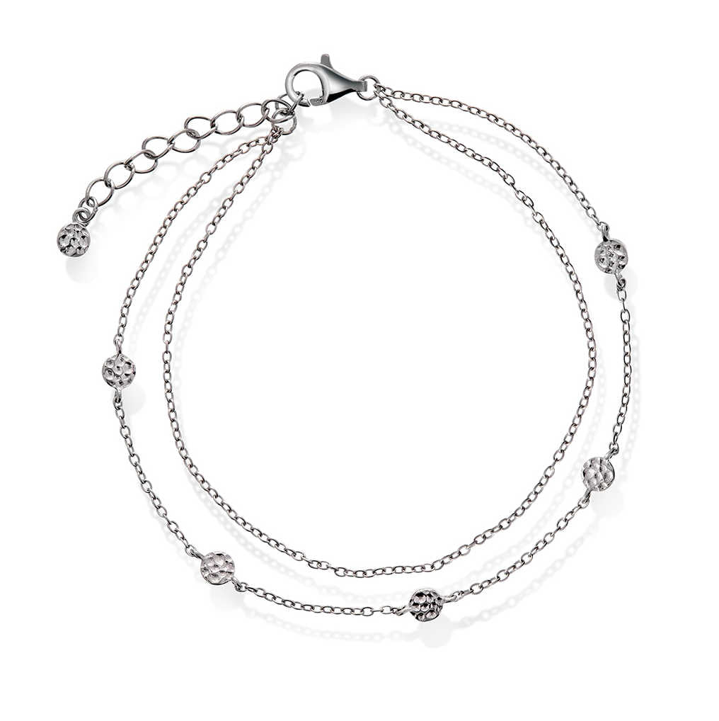Heat double chain armbånd i sølv 240329 - Bjerveur.noHeat double chain armbånd i sølv 240329