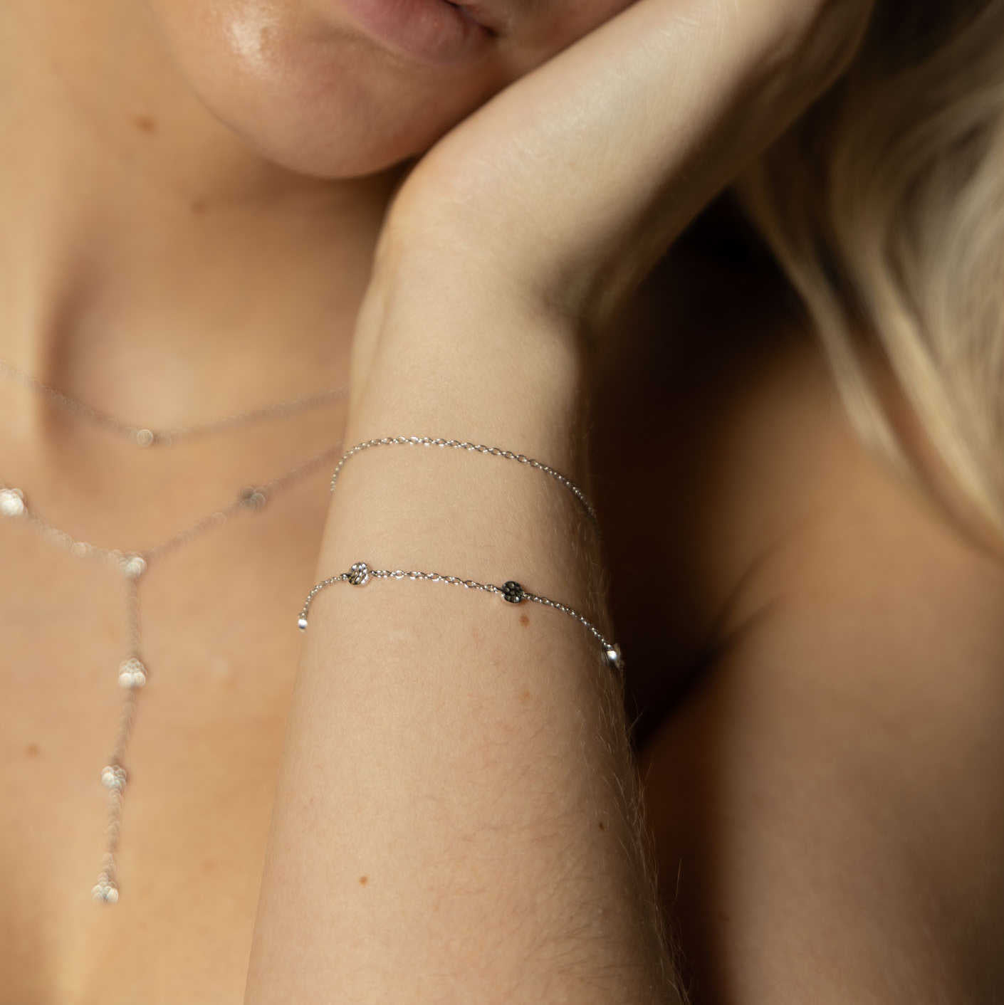 Heat double chain armbånd i sølv 240329 - Bjerveur.noHeat double chain armbånd i sølv 240329