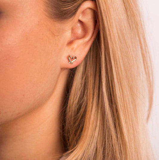 Hjertestrek armbånd og øredobber i sølv 992119 - Bjerveur.noHjertestrek armbånd og øredobber i sølv 992119