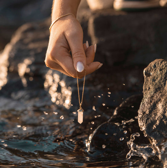 Intuition pendelsmykke sølv, rosenkvarts 221419 - Bjerveur.noIntuition pendelsmykke sølv, rosenkvarts 221419