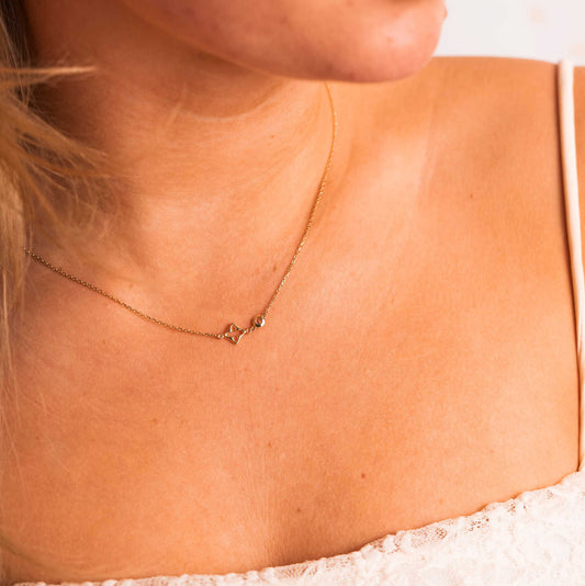 Kjede i gull med zirkonia 59784 - Bjerveur.noKjede i gull med zirkonia 59784