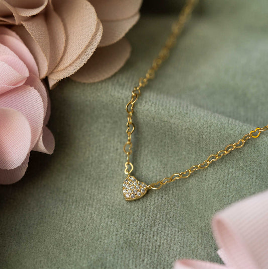 KJEDE I SØLV MED ZIRKONIA HJERTE 25322 - Bjerveur.noKJEDE I SØLV MED ZIRKONIA HJERTE 25322