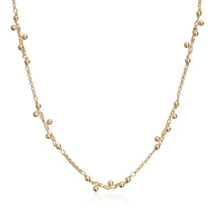 Kjede med kuler i sølv 925 forgylt Artikkelnr: 3052642 - Bjerveur.noKjede med kuler i sølv 925 forgylt Artikkelnr: 3052642