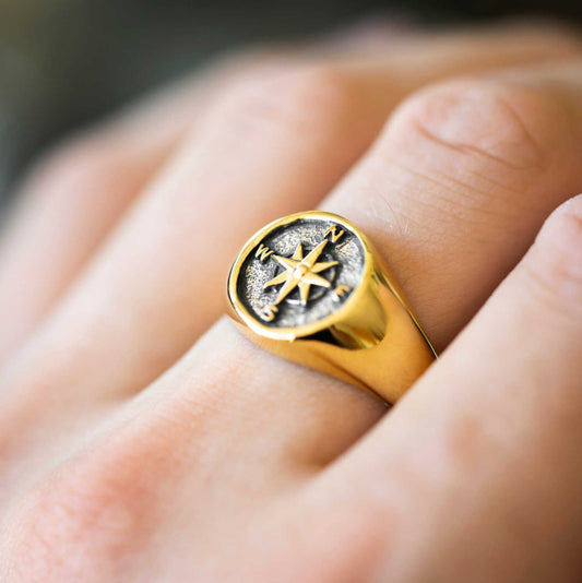 KOMPASS RING I SØLV 310095 - Bjerveur.noKOMPASS RING I SØLV 310095