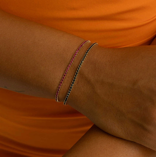 Lola armbånd i sølv med sort zirkonia 240397 - Bjerveur.noLola armbånd i sølv med sort zirkonia 240397