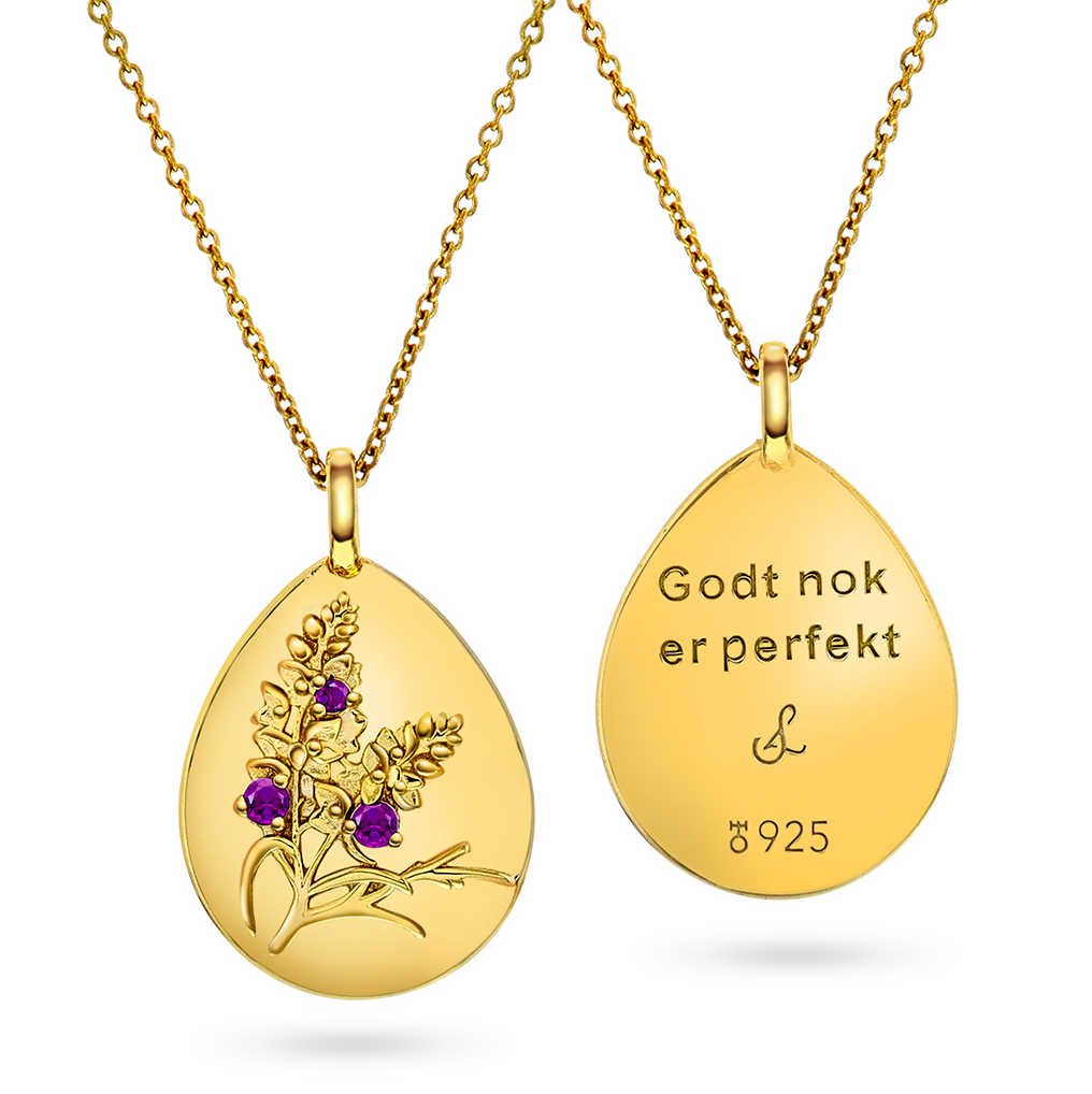 Medaljong 'Godt nok er perfekt' med amet 48122 - Bjerveur.noMedaljong 'Godt nok er perfekt' med amet 48122