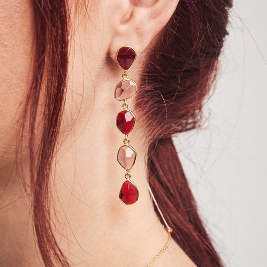 Mirage øredobber med rosa stener 992479 - Bjerveur.noMirage øredobber med rosa stener 992479