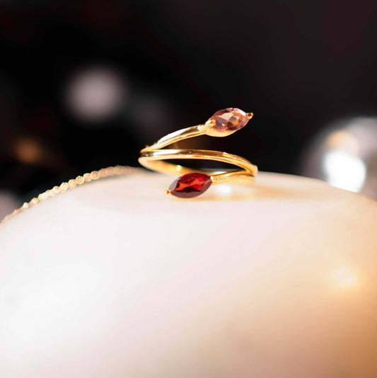 Mirage ring med rosa stener 992478 - Bjerveur.noMirage ring med rosa stener 992478