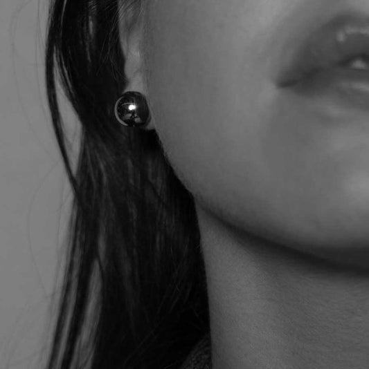 Noir øredobber i sølv, 12 mm 221437 - Bjerveur.noNoir øredobber i sølv, 12 mm 221437