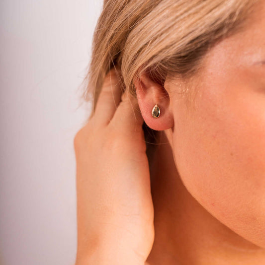 Øredobber i gull dråpe 59796 - Bjerveur.noØredobber i gull dråpe 59796