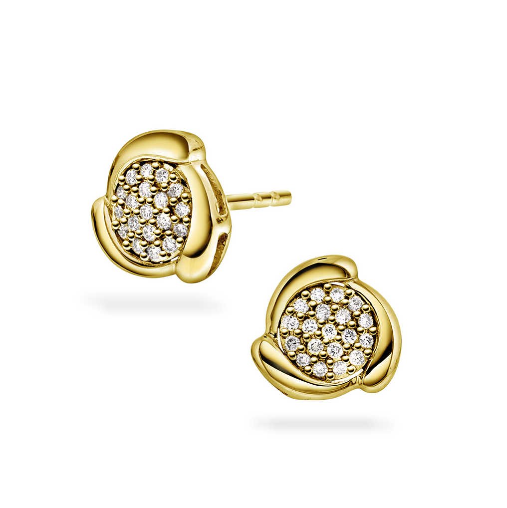 ØREDOBBER I GULL MED DIAMANTER 0,12 CT 59658 - Bjerveur.noØREDOBBER I GULL MED DIAMANTER 0,12 CT 59658