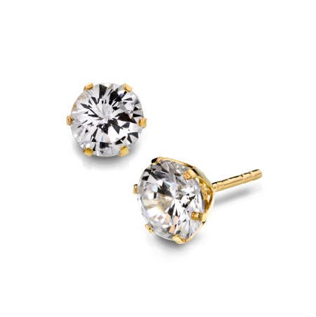 ØREDOBBER I GULL MED ZIRKONIA 12294 - Bjerveur.noØREDOBBER I GULL MED ZIRKONIA 12294