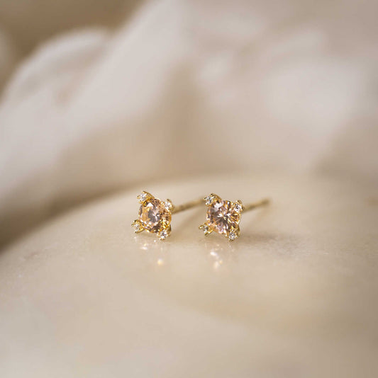 Øredobber i gull med zirkonia 59968 - Bjerveur.noØredobber i gull med zirkonia 59968