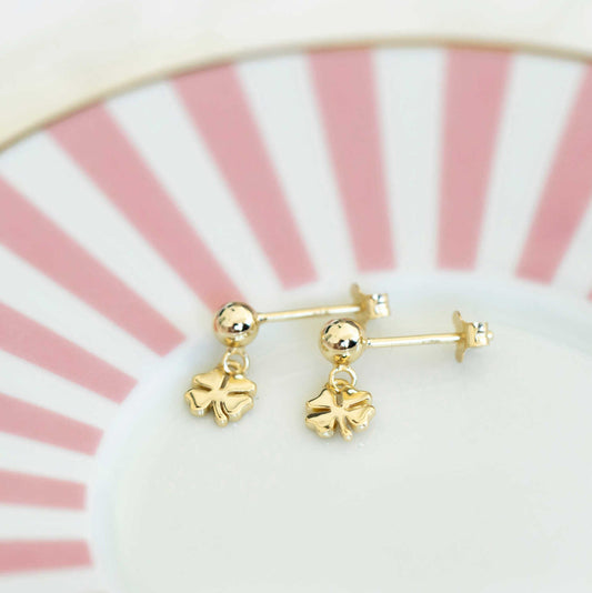 Øredobber i sølv firkløver 25360 - Bjerveur.noØredobber i sølv firkløver 25360