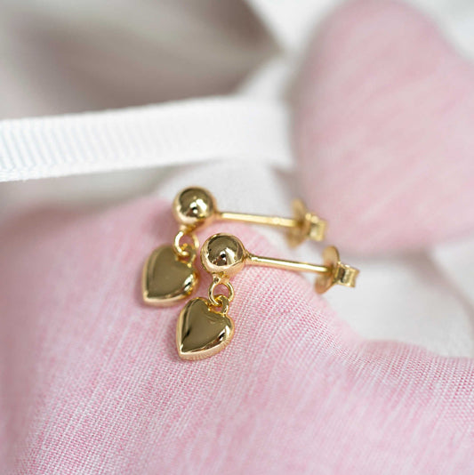 Øredobber i sølv hjerte 25359 - Bjerveur.noØredobber i sølv hjerte 25359