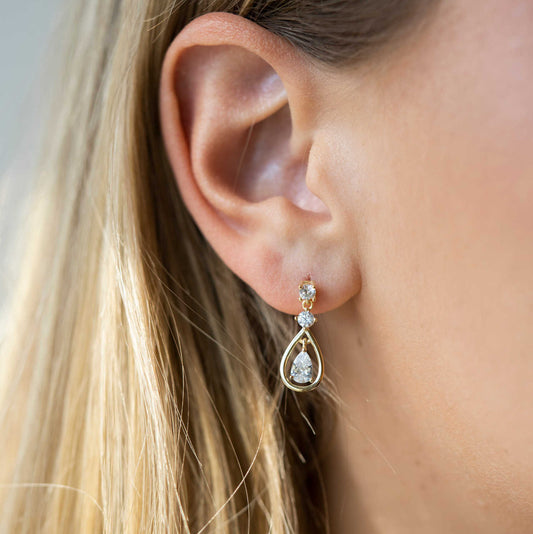 ØREDOBBER I SØLV MED ZIRKONIA 991298 - Bjerveur.noØREDOBBER I SØLV MED ZIRKONIA 991298