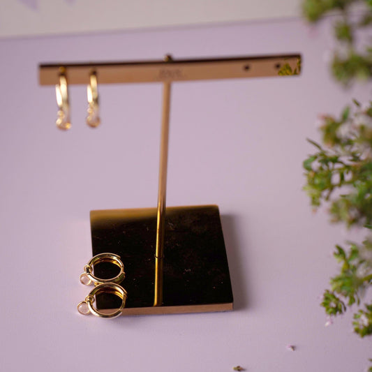 Ørering i sølv med citrin GLEDE 48105 - Bjerveur.noØrering i sølv med citrin GLEDE 48105