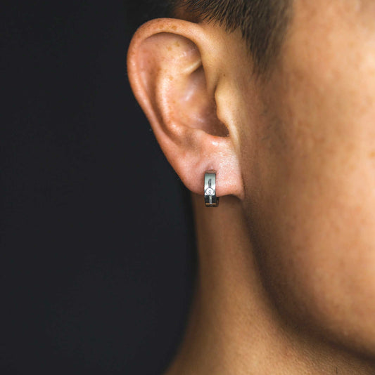 ØRERINGER I STÅL MED ZIRKONIA 972531 - Bjerveur.noØRERINGER I STÅL MED ZIRKONIA 972531