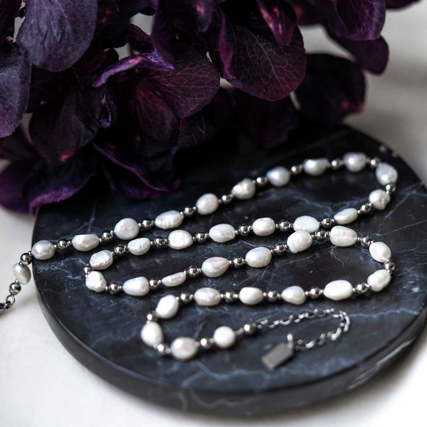 PERLEKJEDE MED STÅL 972541 - Bjerveur.noPERLEKJEDE MED STÅL 972541